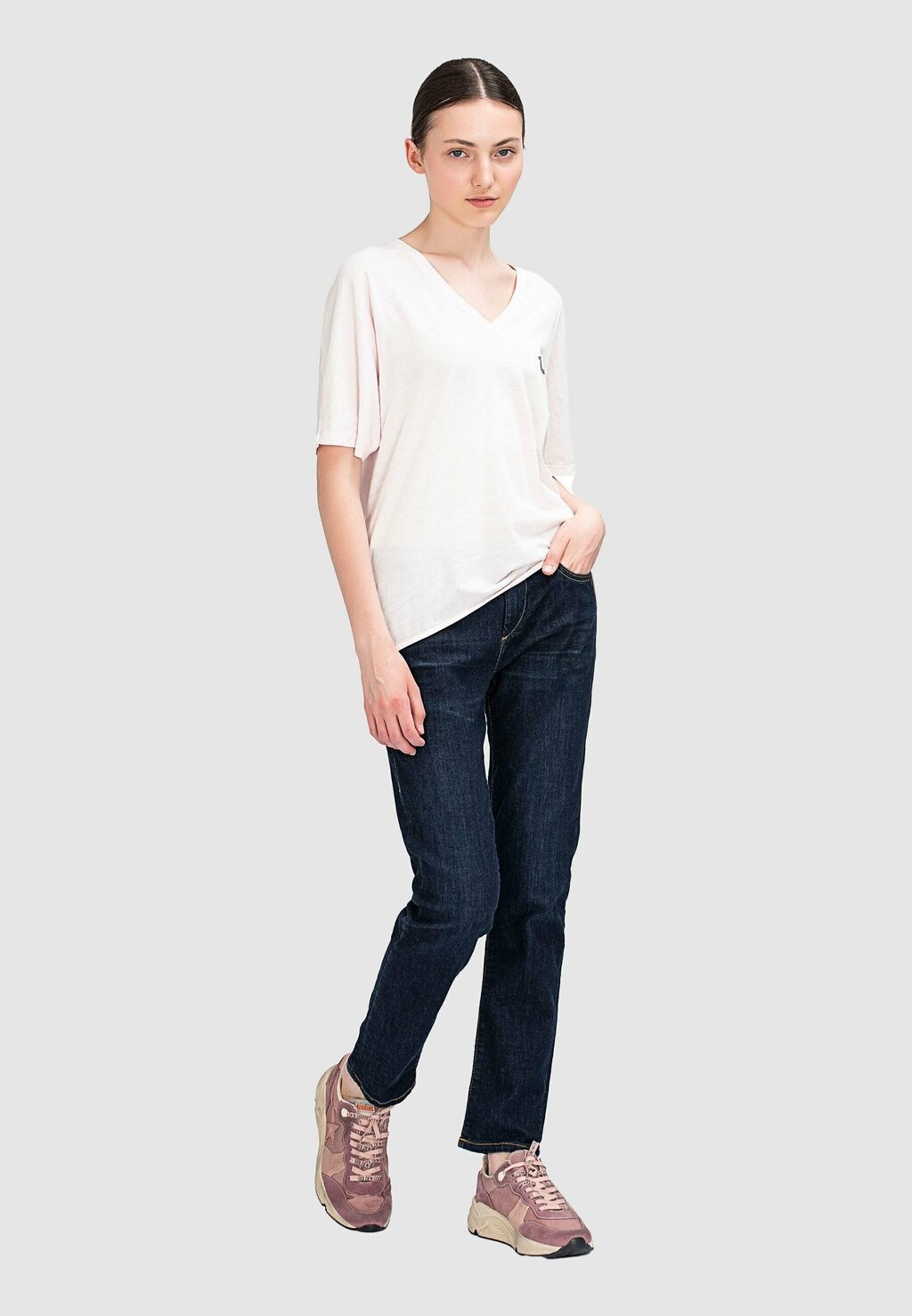 

Базовая футболка BIG V TEE True Religion, светло-розовый