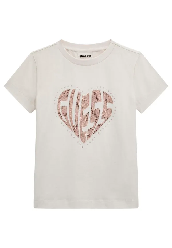 Футболка с логотипом и принтом в виде стразов Guess, Weiß