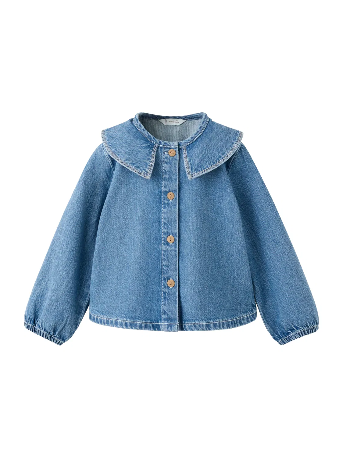 Блузка Mango Kids, Blue