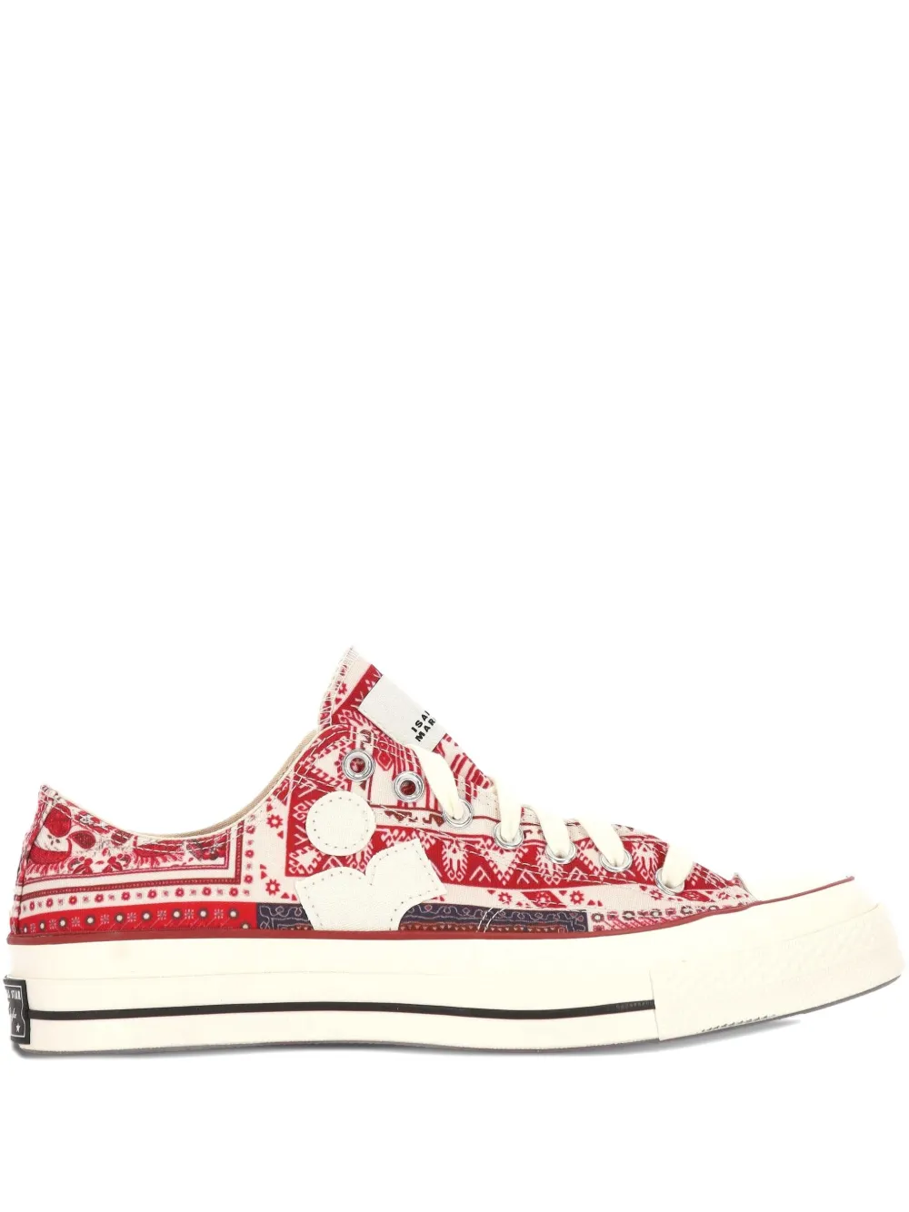 

Кроссовки в технике пэчворк Converse, красный