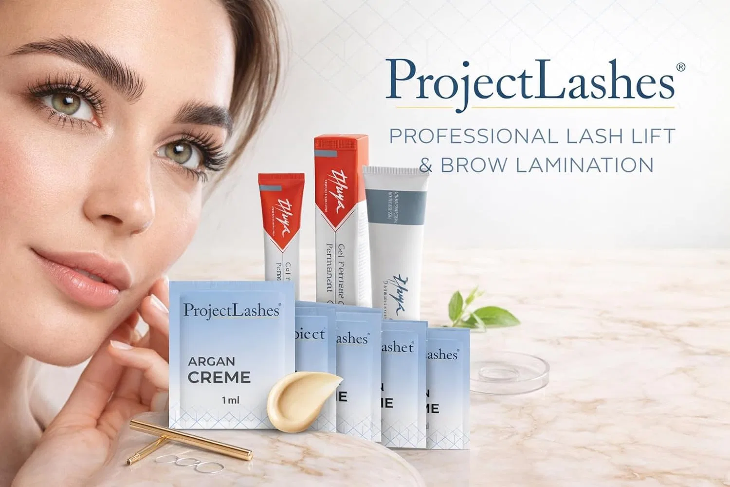 Профессиональный набор для ламинирования ресниц и бровей Thuya & ProjectLashes Projectlashes