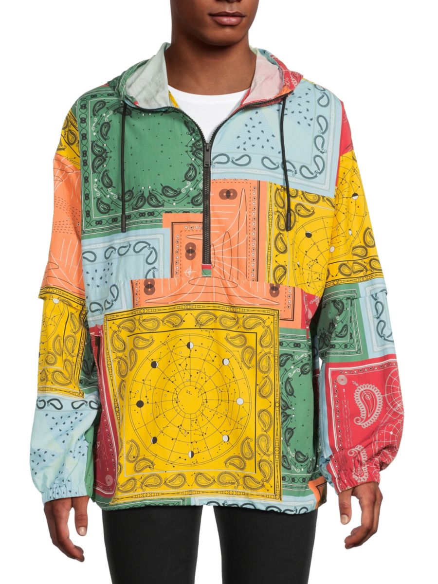 

Толстовка с принтом банданы Marcelo Burlon, разноцветный