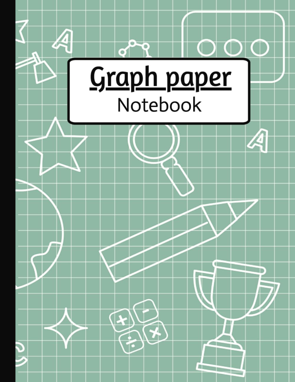 

Graph Paper Notebook: Grid Paper Notebook, Grid Paper for Math and Science Students, Quad Ruled 5x5 ( 110 Pages, 8.5 x 11) (Independently published)