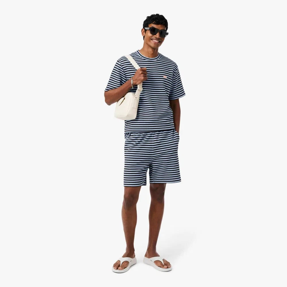 Мужская полосатая футболка Lacoste — фото 4