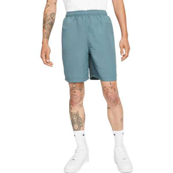Брюки solo swoosh shorts 'blue grey' Nike, синий — фото 4