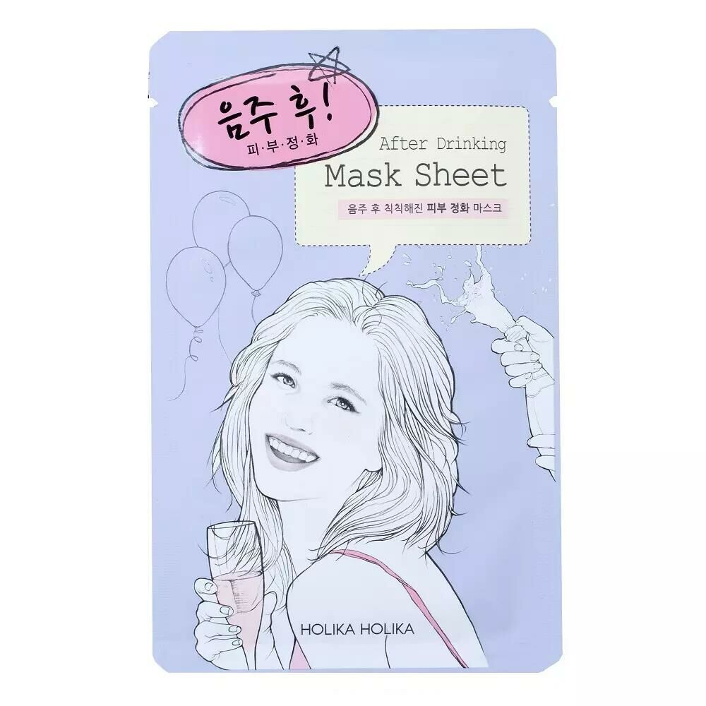 

Маска для лица Mascarilla facial after drinking Holika holika, 23 мл