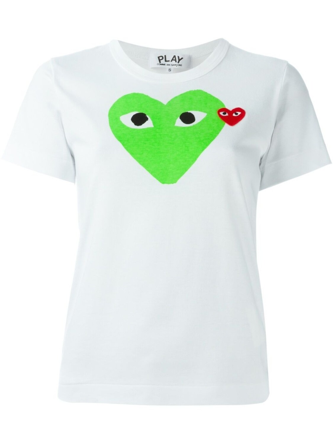 

Comme Des Garçons Play футболка с принтом сердца, белый