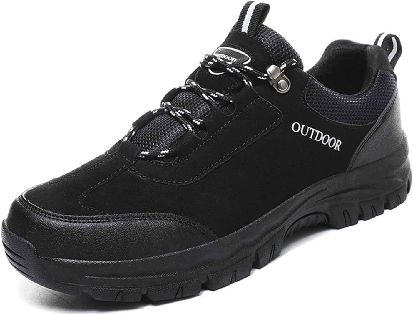 

Мужские походные кроссовки для улицы, водонепроницаемые, для треккинга и прогулок, с противоскользящей подошвой, удобные, на шнуровке, с круглым носком и поддержкой свода стопы, беговые кроссовки для мужчин Generic, черный