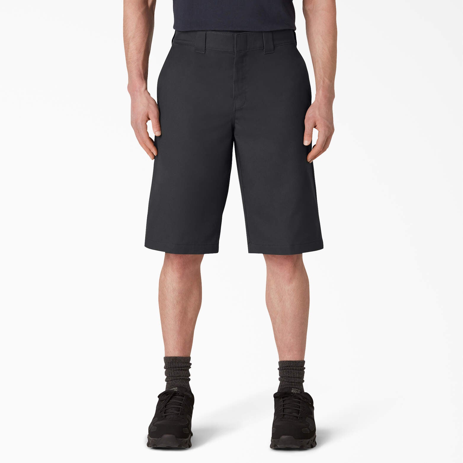 

Шорты Dickies Cooling Active Waist Flat Front, 13 дюймов, черный