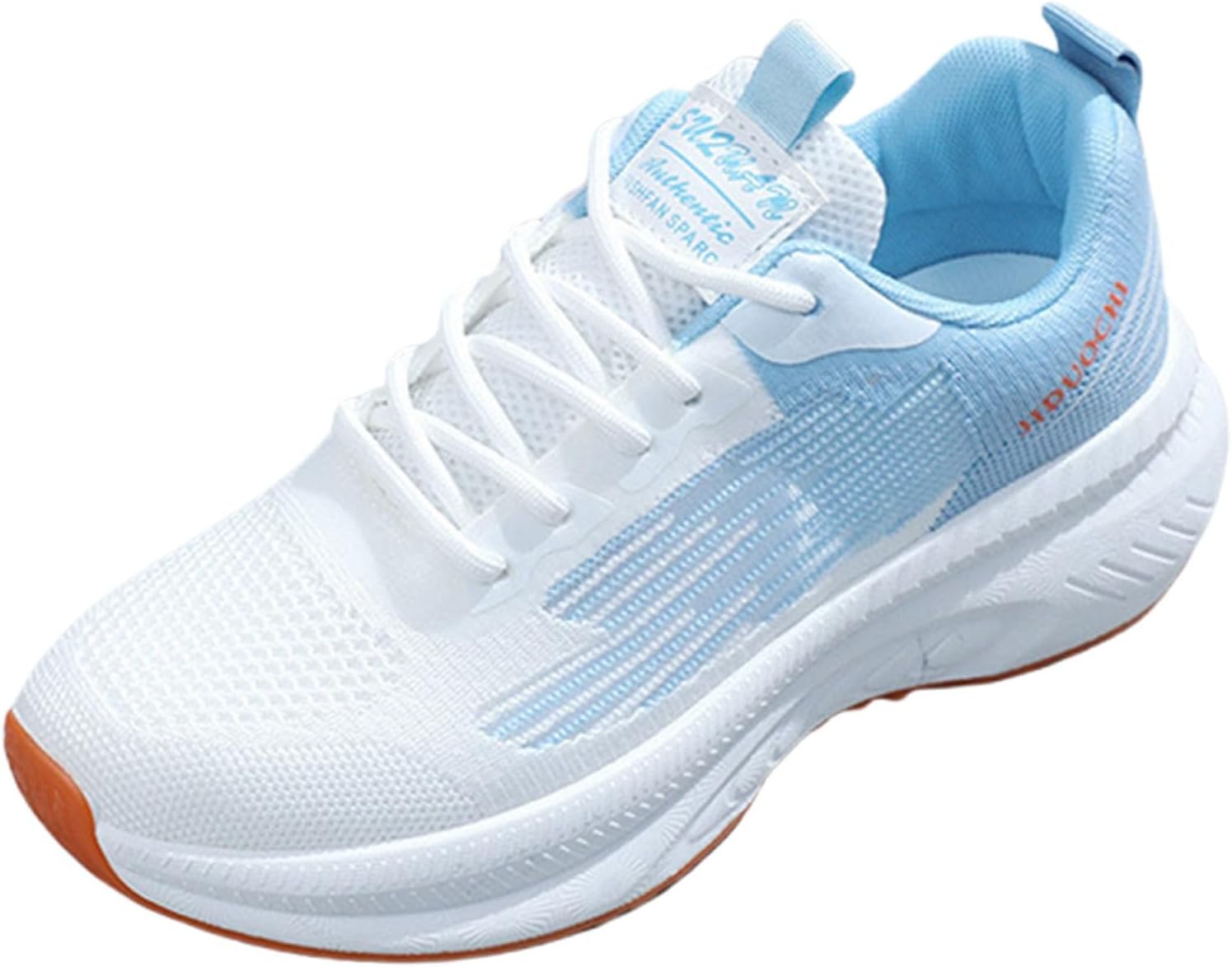 

Беговые кроссовки для женщин и мужчин, дышащие, легкие спортивные теннисные кроссовки, широкая посадка, ортопедические, с поддержкой свода стопы Generic, синий