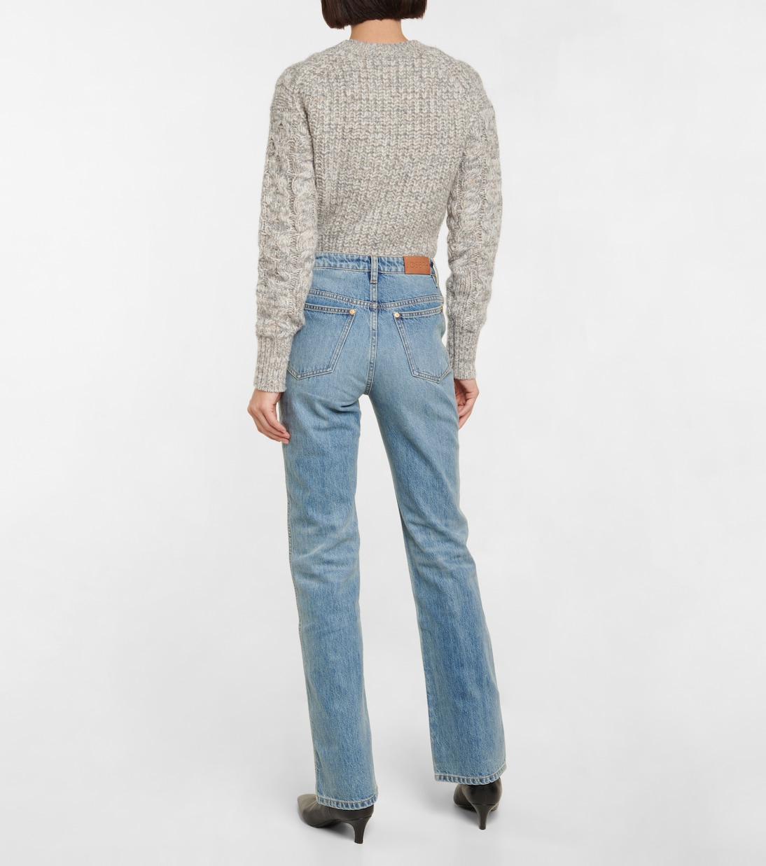 

Прямые джинсы Fulham с высокой талией Joseph, Indigo Wash