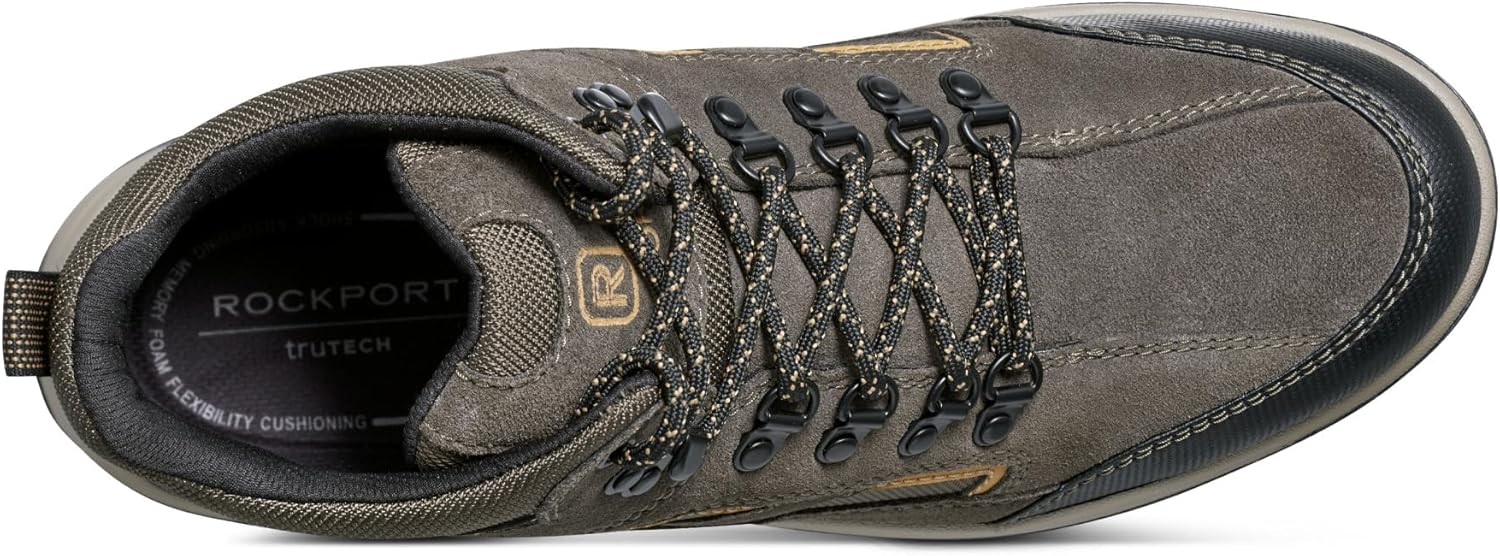 Мужские водонепроницаемые ботинки Rockport Evan, Dark Taupe Multi — фото 4