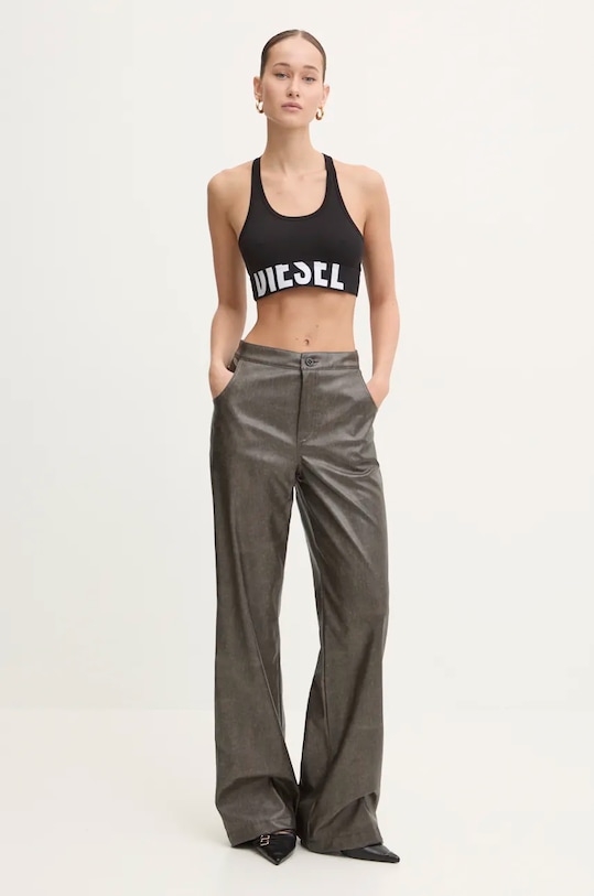 Спортивный бюстгальтер UFSB-COTTON-RACE-BRALETTE Diesel, черный — фото 2