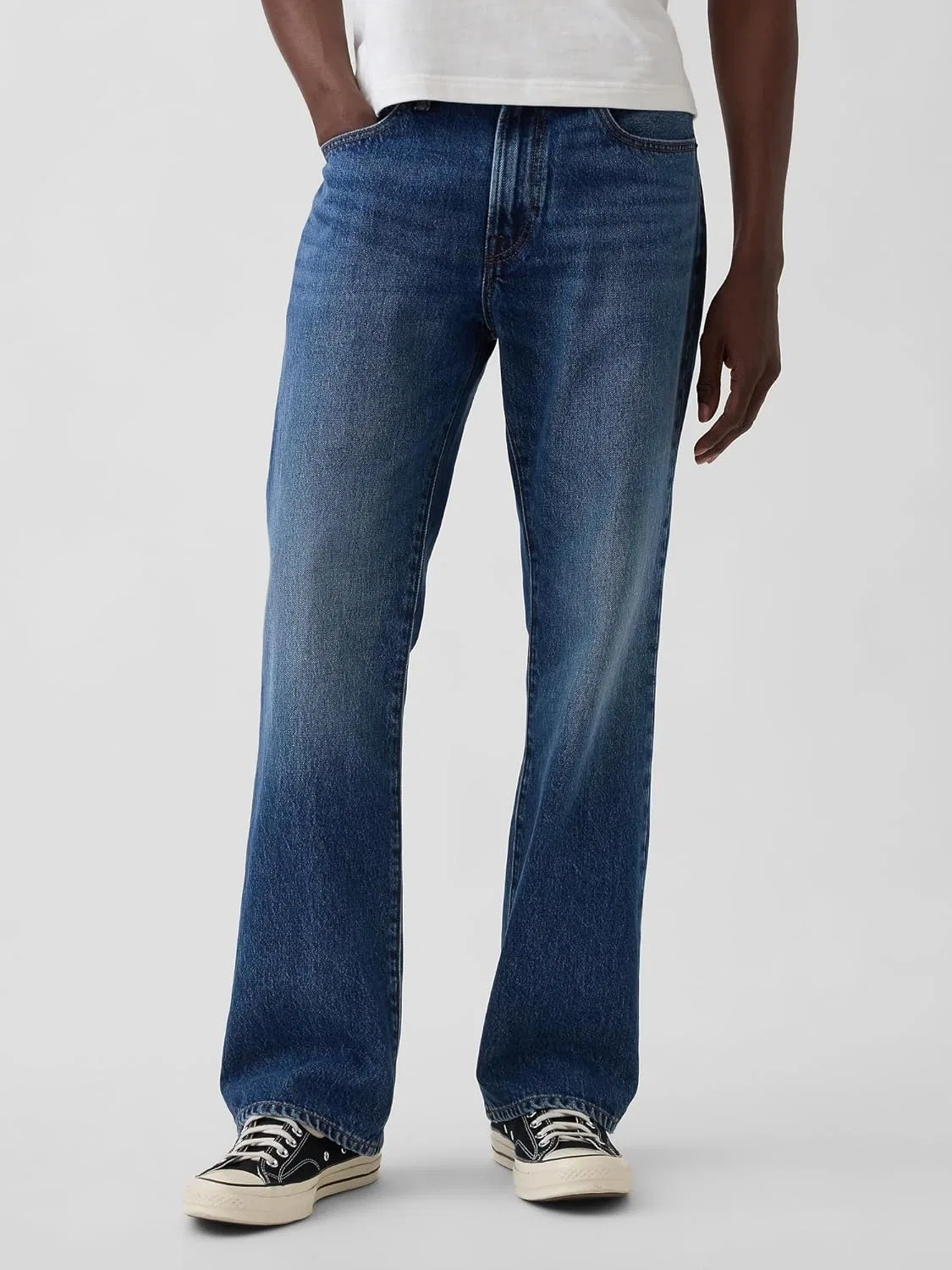 Джинсы Classic 5pkt Bootcut Denim, GAP, Medium Wash — фото 2