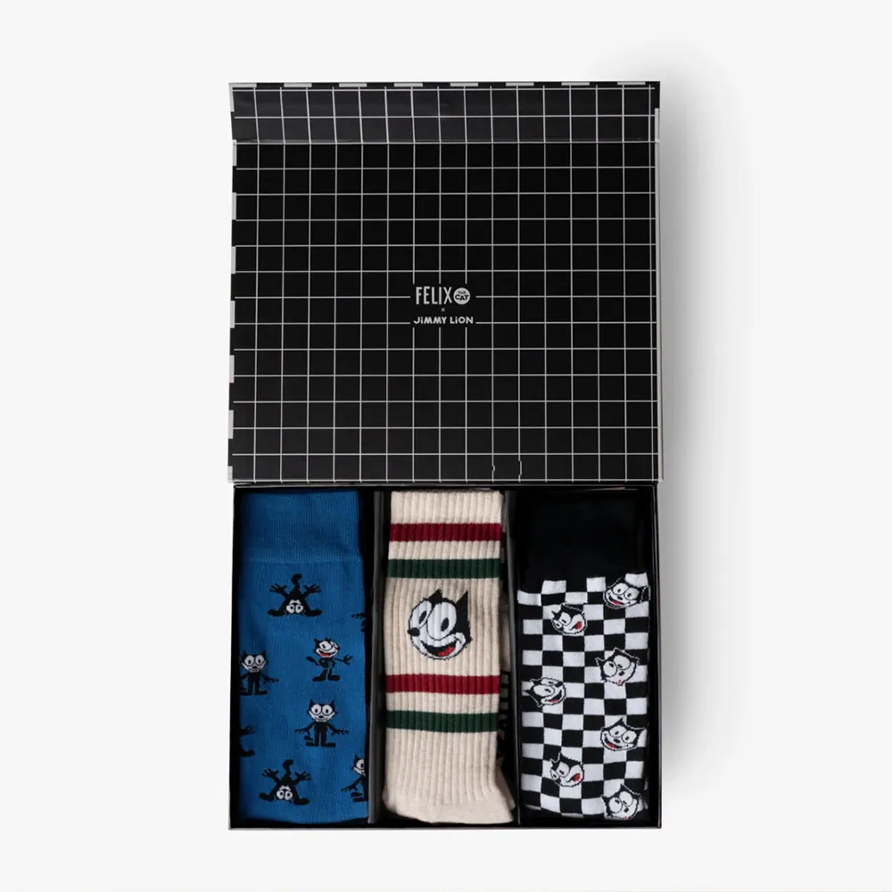 

Носки Jimmy Lion Felix The Cat crew 3 pairs, разноцветный