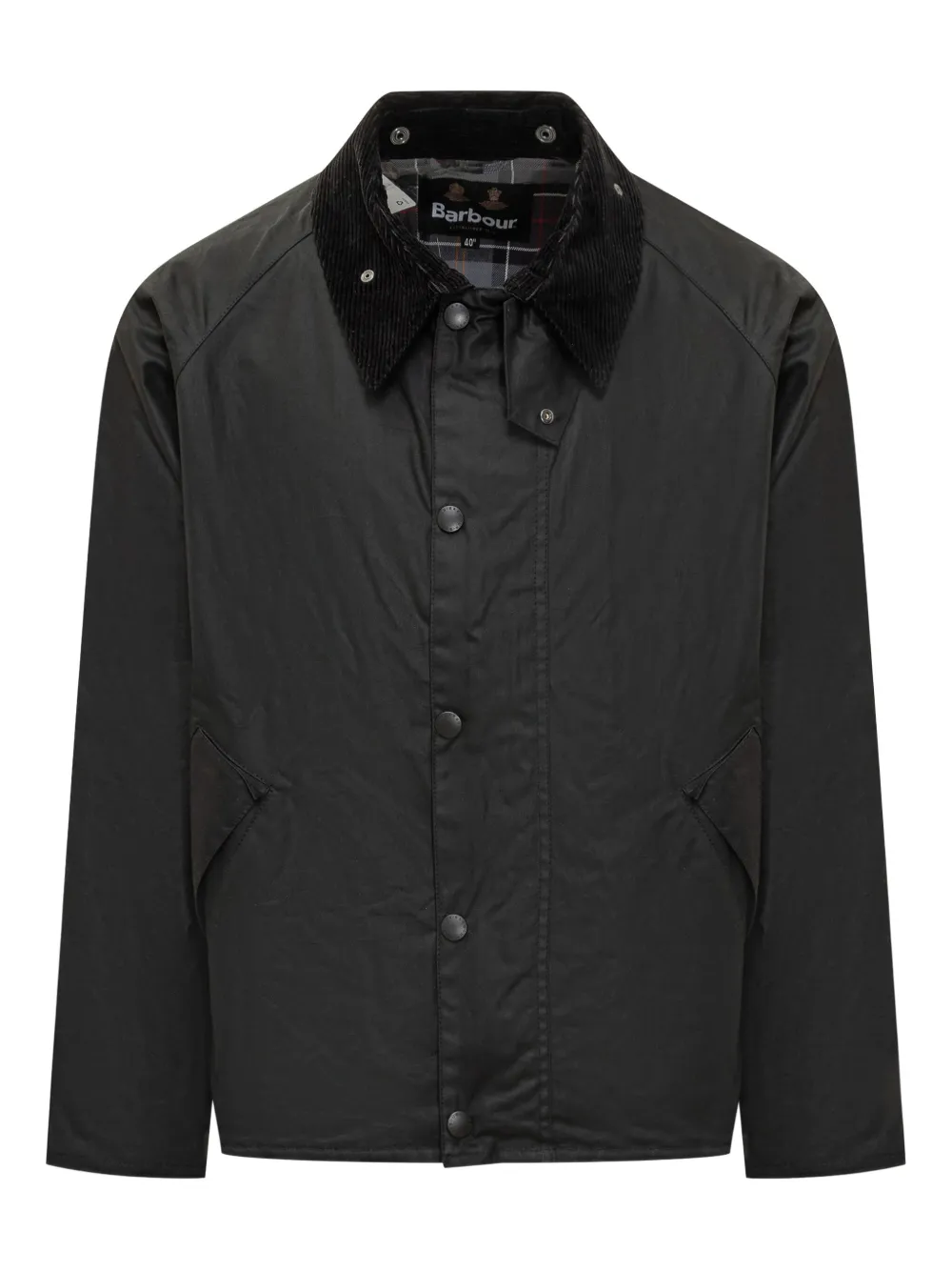 

Куртка с вельветовым воротником Barbour, черный