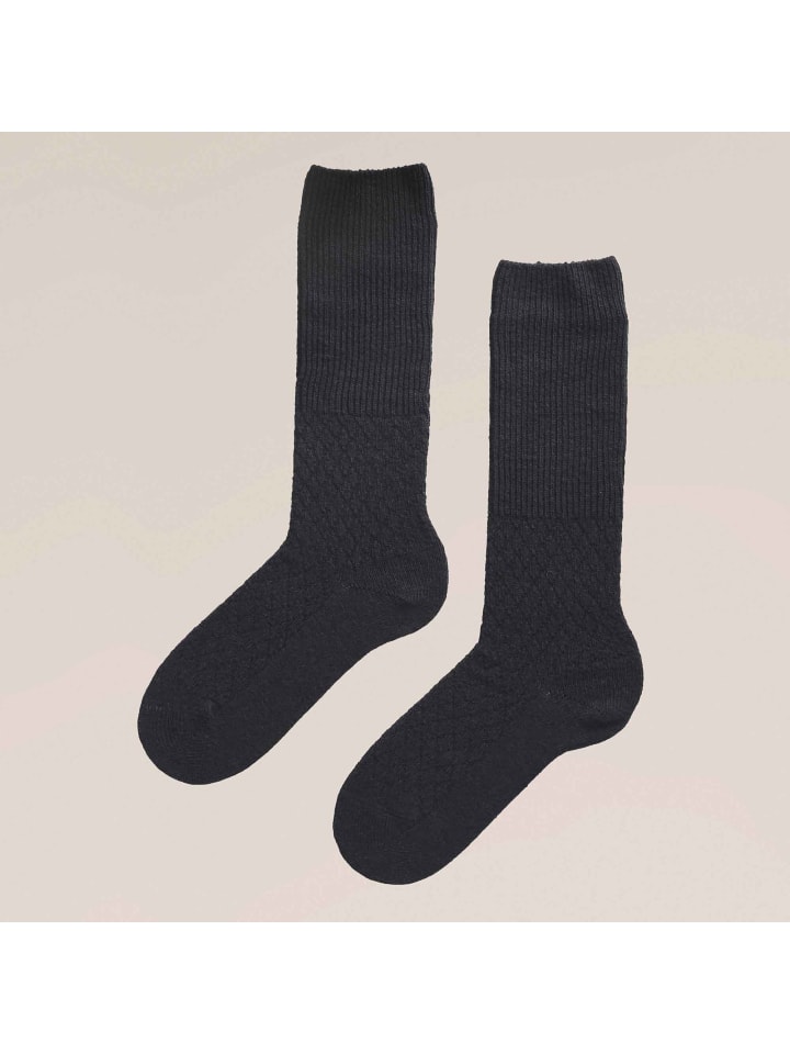 

Kunert Носки с графическим принтом на тему экологичного бизнеса, черные