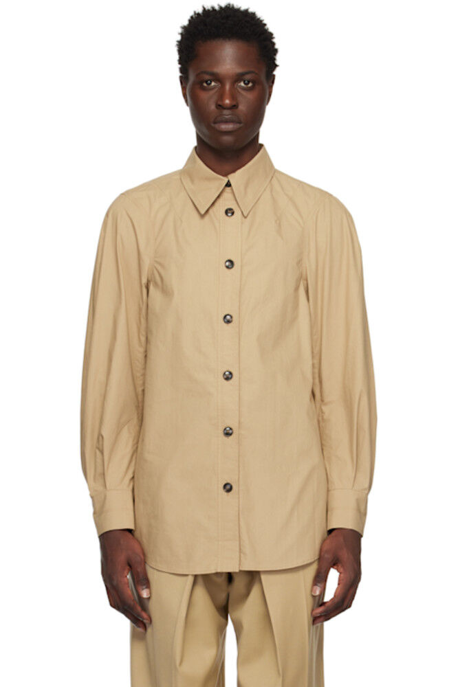 

Эксклюзивная бежевая рубашка SSENSE LOW CLASSIC