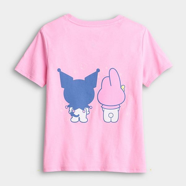Футболка с принтом Sanrio My Melody & Kuromi для девочек Licensed Character — фото 2