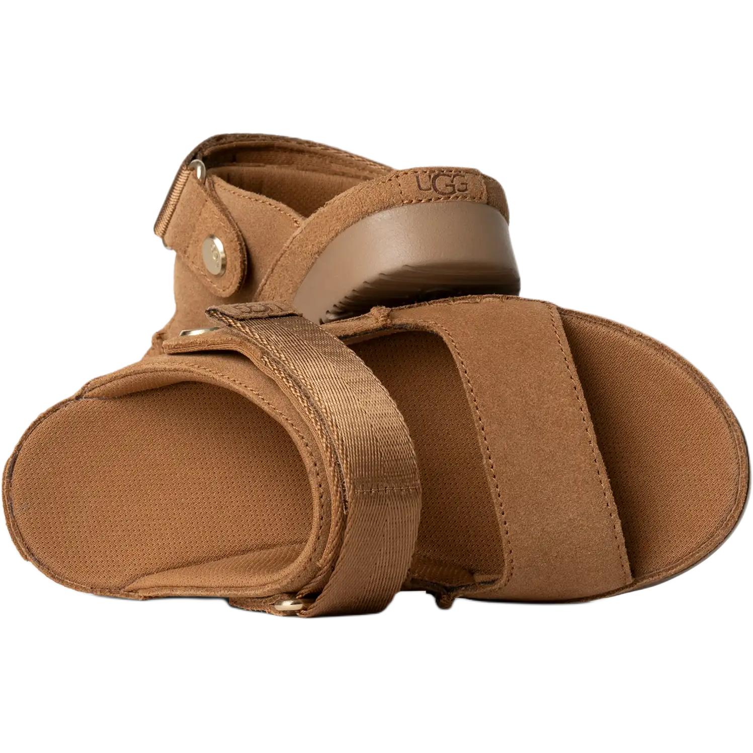 Детские сандалии с низким верхом, устойчивые к истиранию UGG, коричневый — фото 3