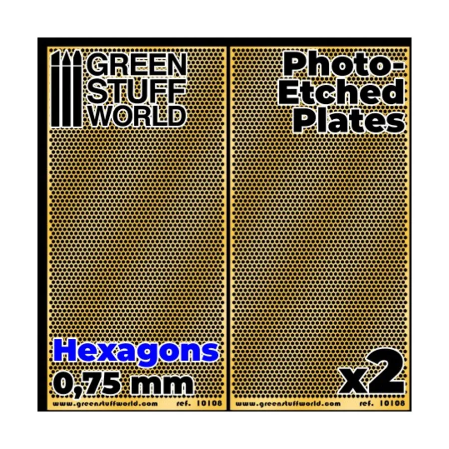 

Шестигранники - 0,75мм, Other Scenery - Photo-Etched Plates & Formable Metals