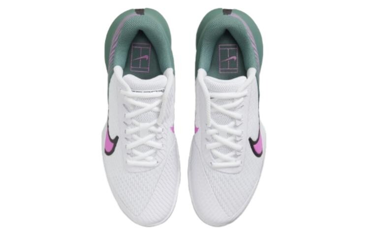 Теннисные кроссовки Air Zoom Vapor Pro 2 женские с низким верхом Nike, цвет White/Whimsical Pink/Double Coast Blue/Black — фото 3