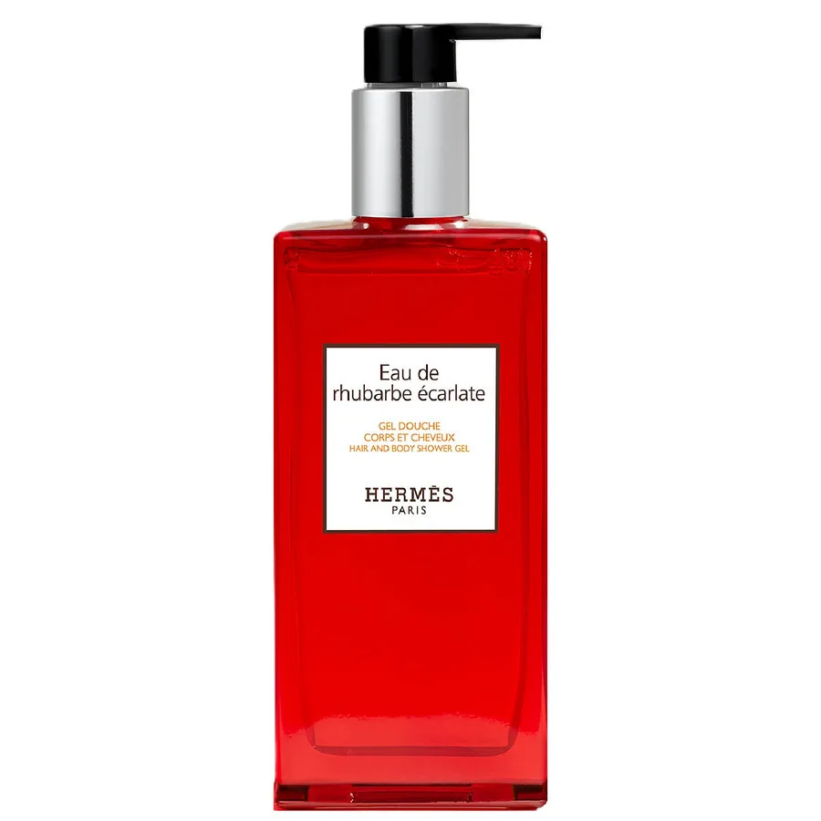 Гель для душа Hermes Eau De Rhubarbe Ecarlate, 200 мл, для ванны и тела, 3346130010548