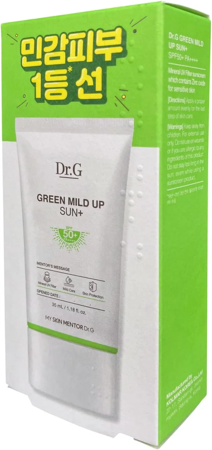 Солнцезащитный крем Dr.G Green Mild Sunscreen 35 мл SPF50+ — фото 4