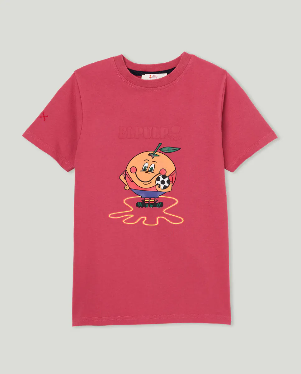 

Футболка детская с короткими рукавами "Naranjito" elPulpo, красный