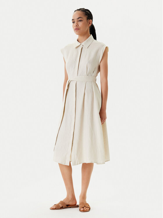 

Летнее платье стандартный крой 4AGHDV0B1 United Colors Of Benetton, бежевый