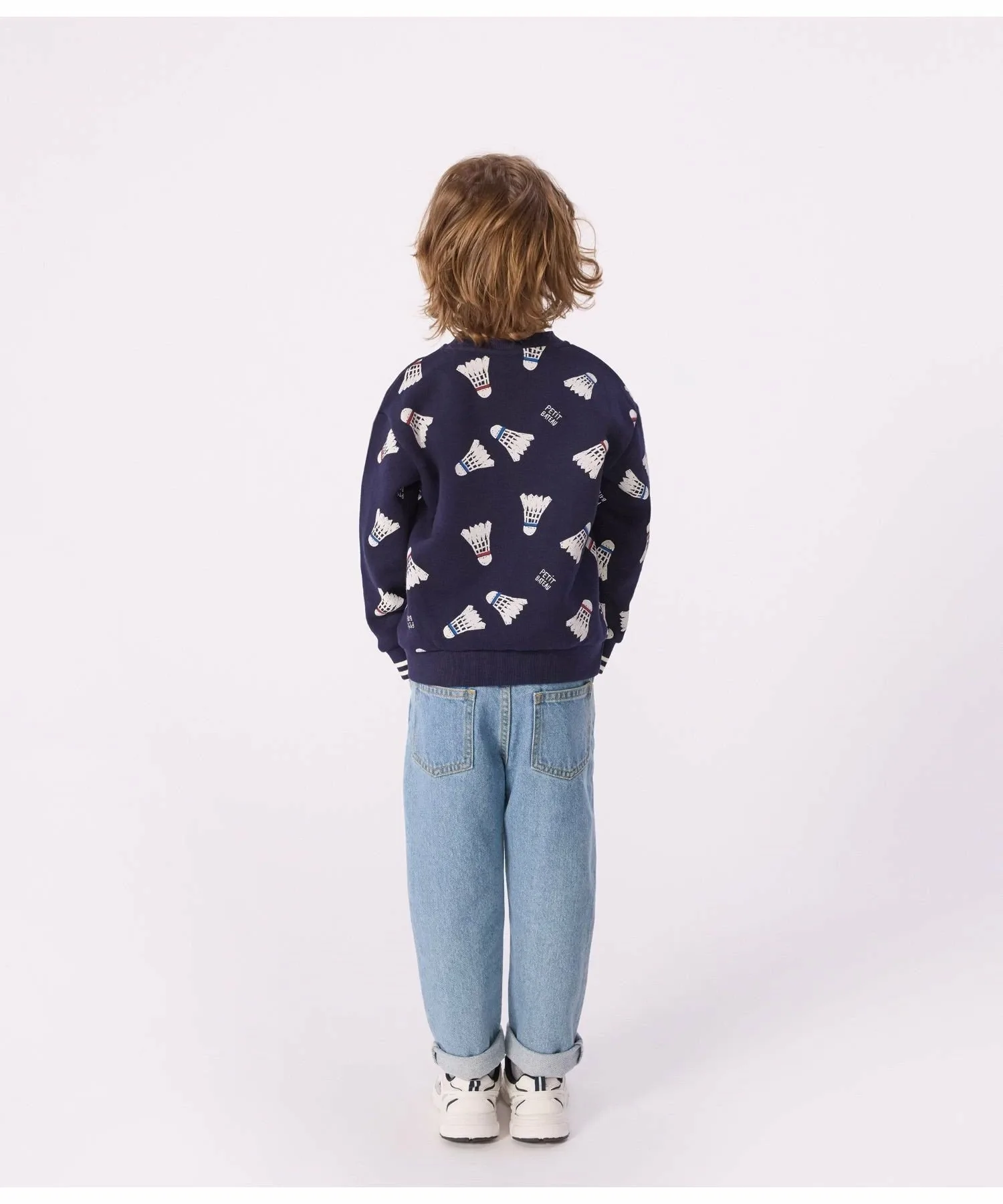 Толстовка с принтом PETIT BATEAU, Blue/Multicolor — фото 2