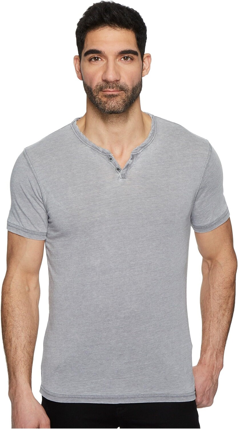 

Рубашка с выемкой на пуговицах Burnout Lucky Brand, цвет Frost Grey