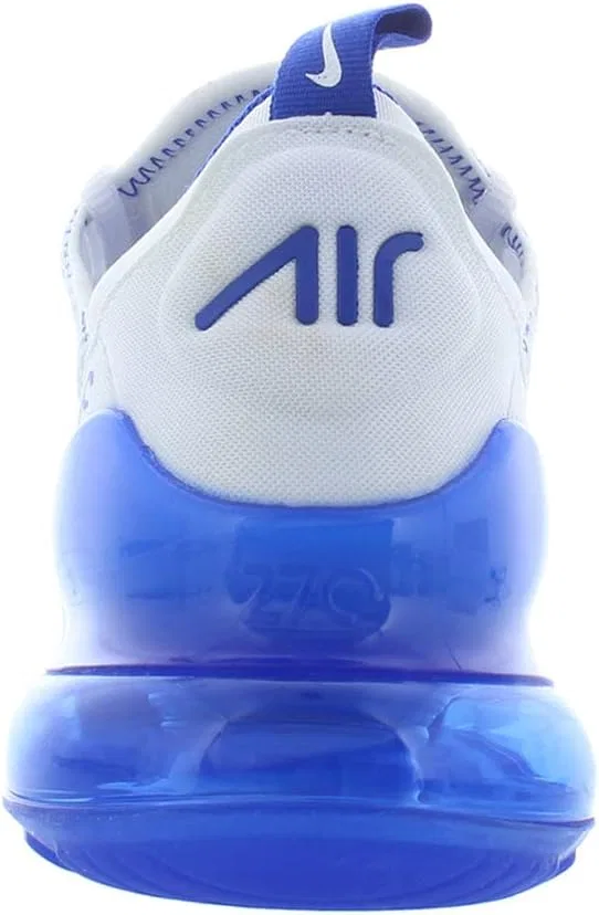 Мужские низкие кроссовки Nike Air Max 270, White Racer Blue Game Royal — фото 4