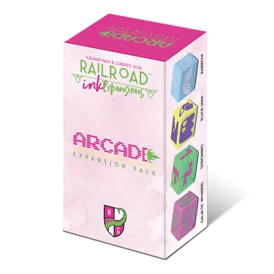 

Настольная игра Horrible Guild Railroad Ink Challenge: Arcade Expansion
