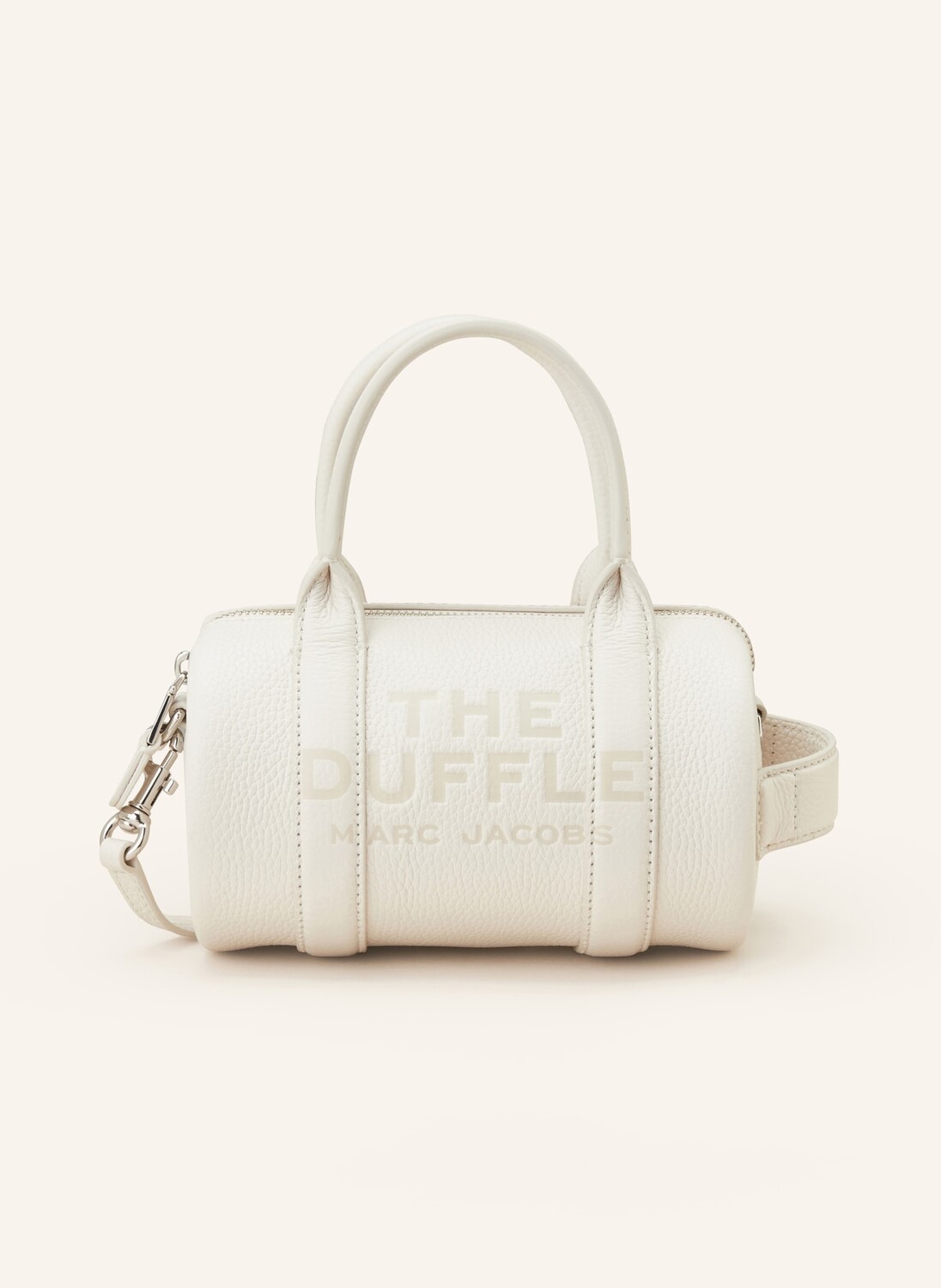 

Сумка через плечо the mini duffle MARC JACOBS, белый/серебряный