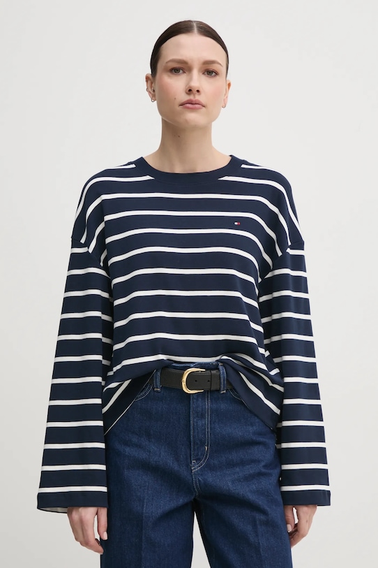 

Хлопковая водолазка Tommy Hilfiger, темно-синий