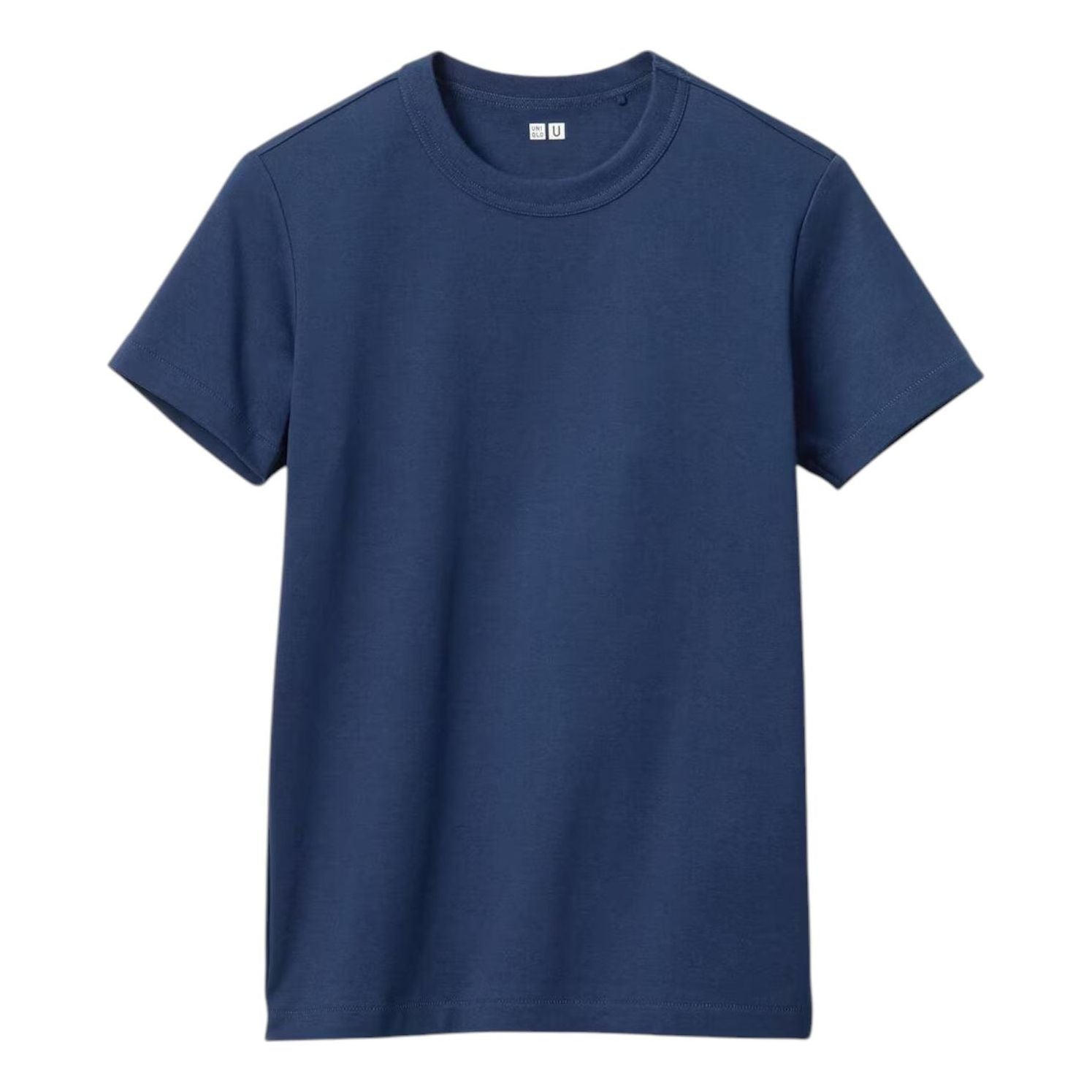 (WMNS) Футболка UNIQLO с круглым вырезом, темно-синяя