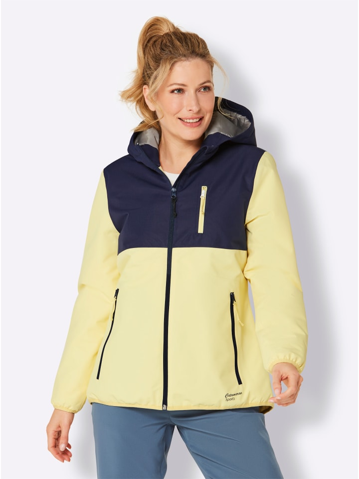 

Функциональная куртка темно-синего и лимонного цветов WITT WEIDEN