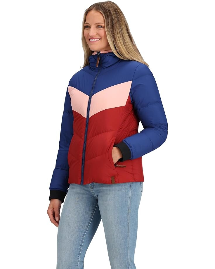 

Куртка Obermeyer Peyton Down Jacket, цвет Cherry Wood