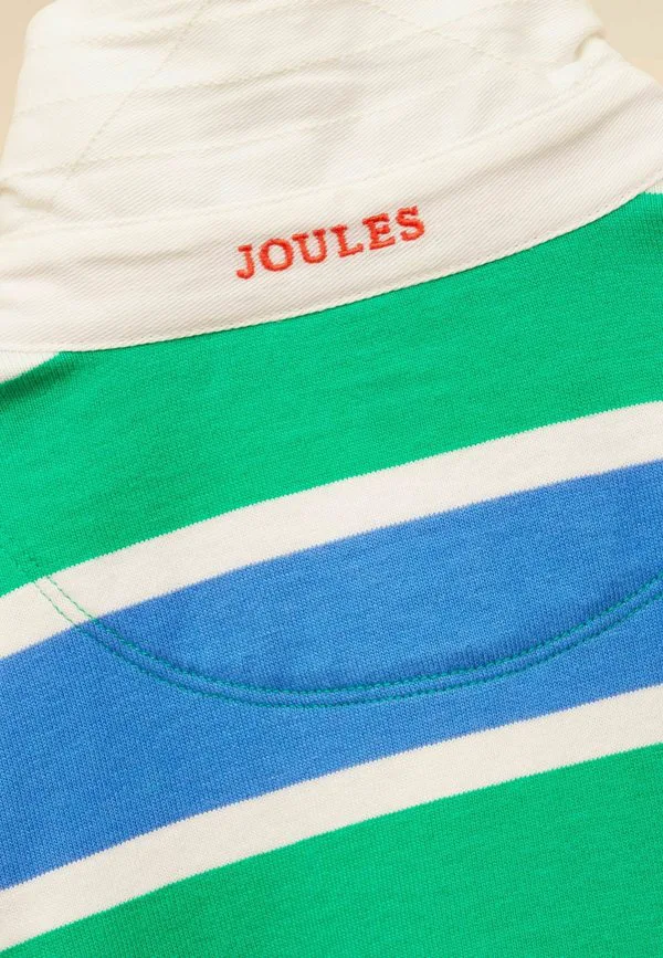 Регбийная рубашка-поло стандартного кроя Joules, Green Blue — фото 2