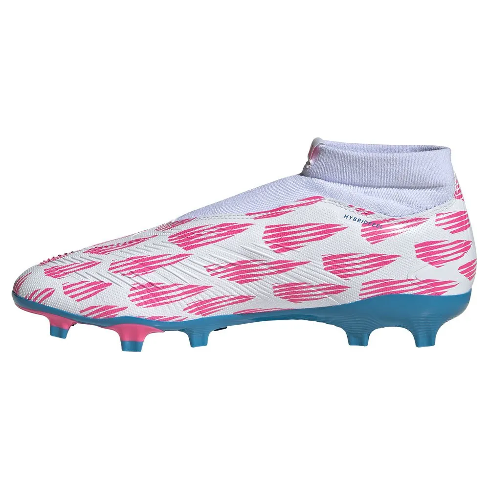 Футбольные бутсы adidas Predator League Laceless FG, белый — фото 2