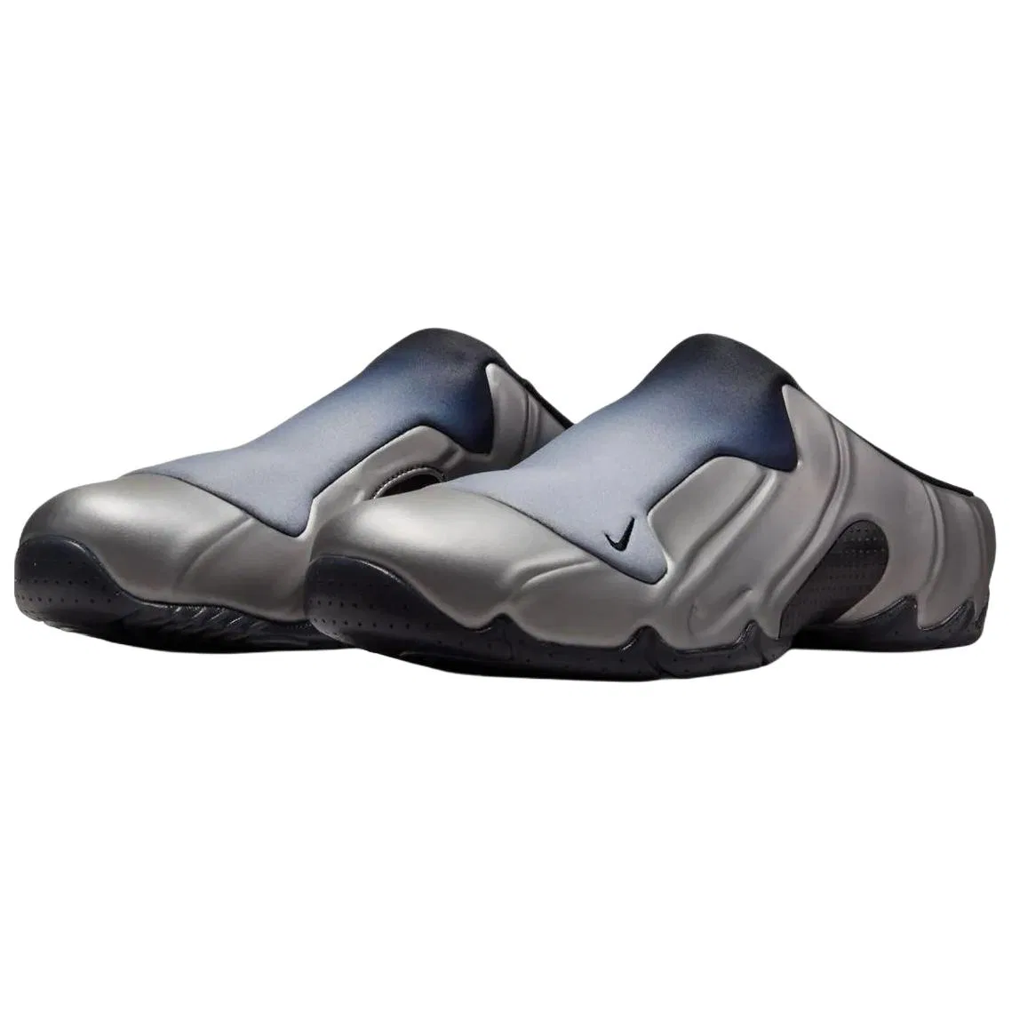 Закрытые тапки Nike Silver — фото 4