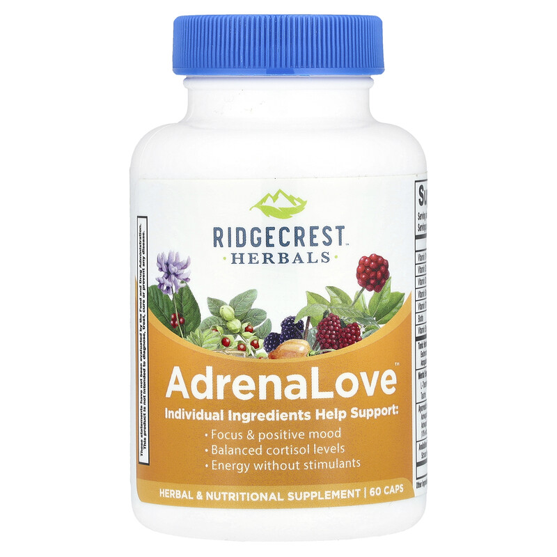 

RidgeCrest Herbals, Adrenal, Fatigue Fighter, 60 Veggie Caps