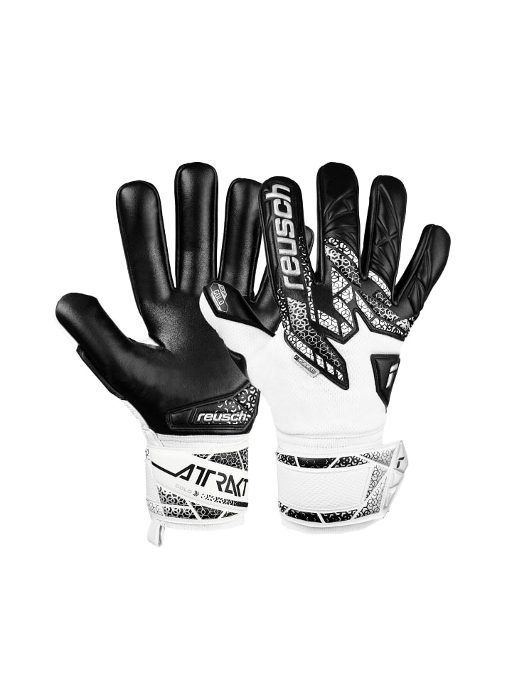 

Reusch Вратарские перчатки Attrakt Gold NC, цвет 1125, бело-серебристо-черный