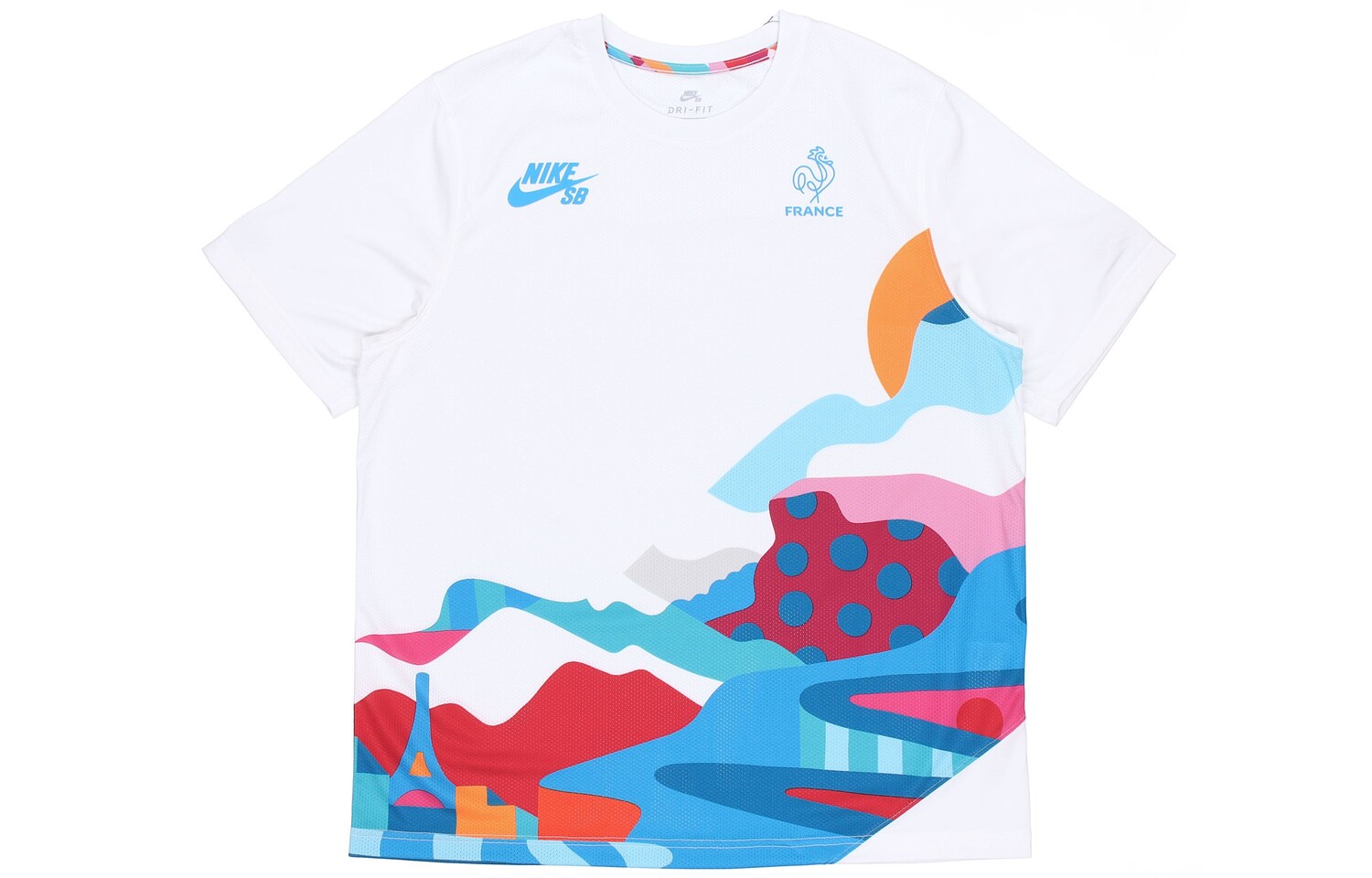 

SB X Parra France Federation Kit Crew Jersey Asia Sizing Nike, белый