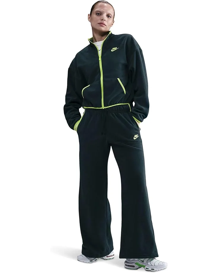 Брюки Nike Sportswear Club Fleece Cozy Mid-Rise Wide Pants, Seaweed/Cyber