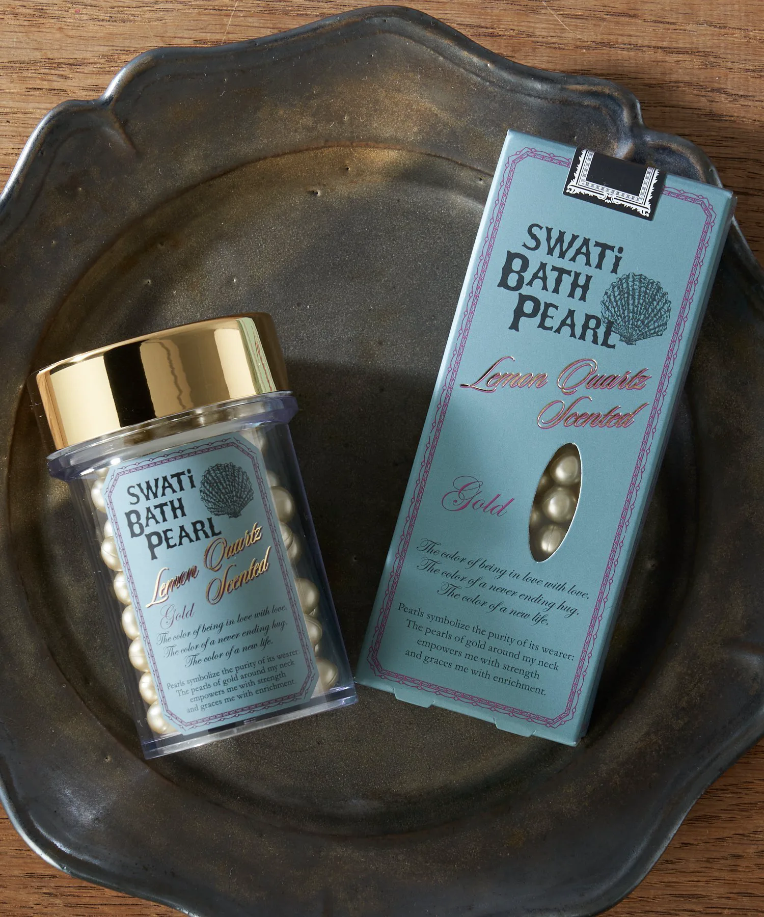Бомбочка для ванны SWATi BATH PEARL (S) Birthday Bar, gold — фото 3