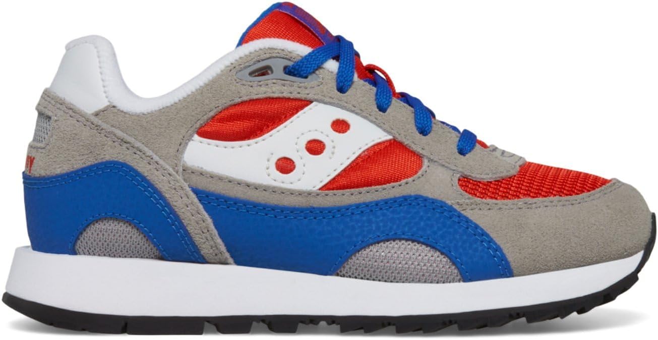 Кроссовки Saucony unisex-child Shadow 6000, красный/синий/серый — фото 2