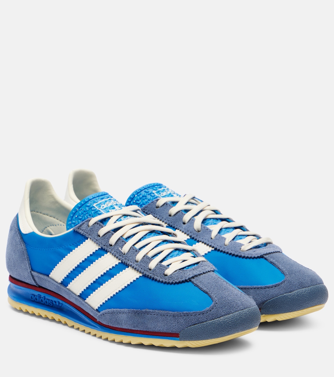 Кроссовки SL 72 OG с отделкой из замши Adidas, Blue Bird/Off White/Pink