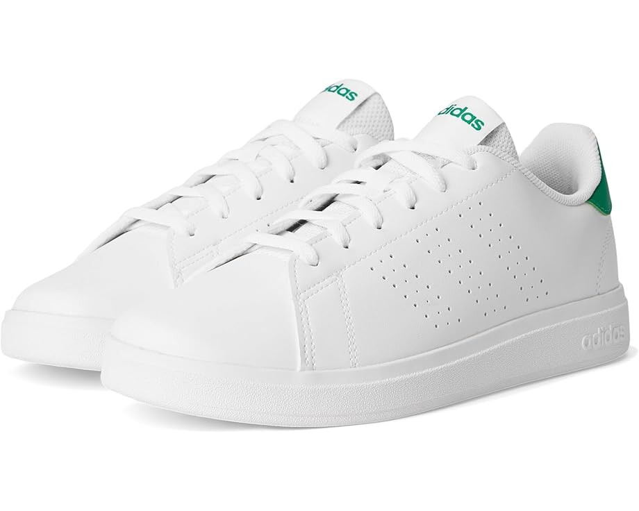 

Кроссовки adidas Kids Advantage Base 2.0 Shoes, цвет White/White/Green